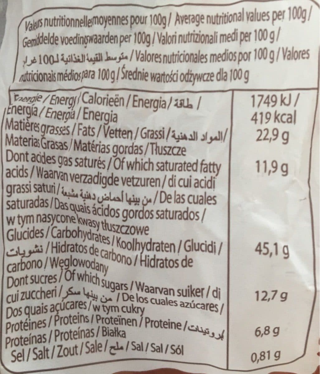 Open Food Facts Pains au Chocolat packshot