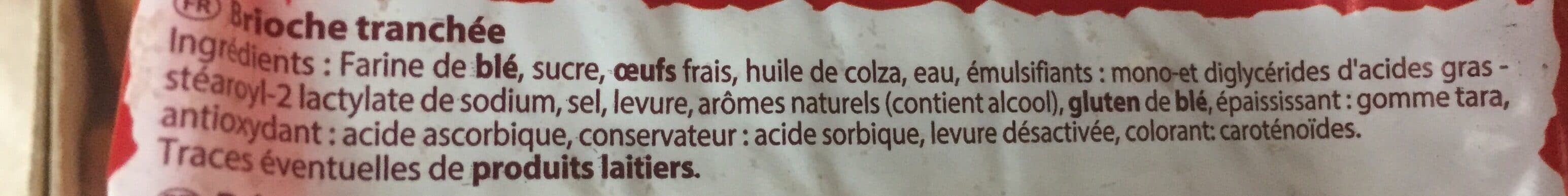 La Boulangère Brioche Tranchée packshot