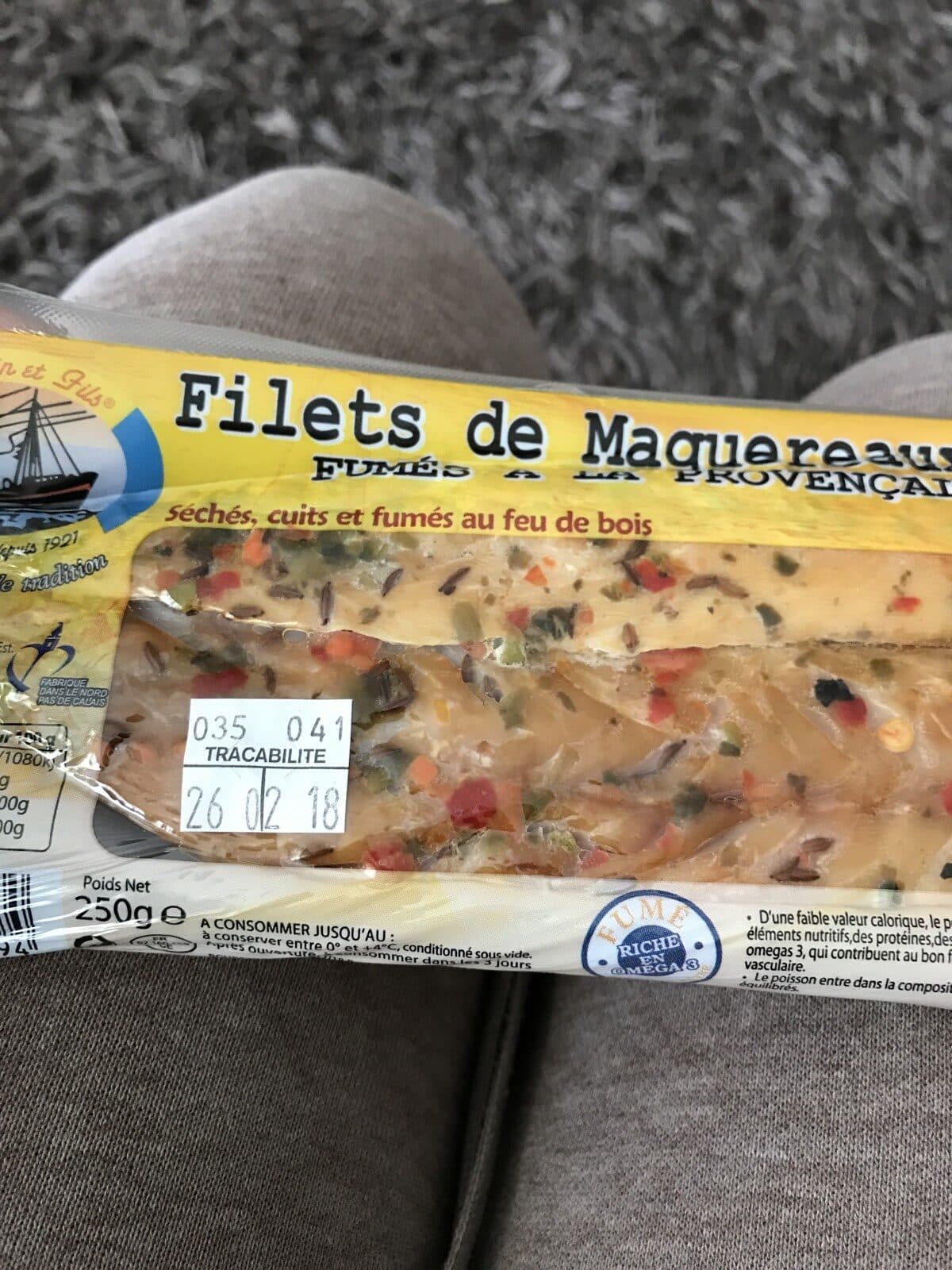 Bourgain et fils Filet de maquereau packshot