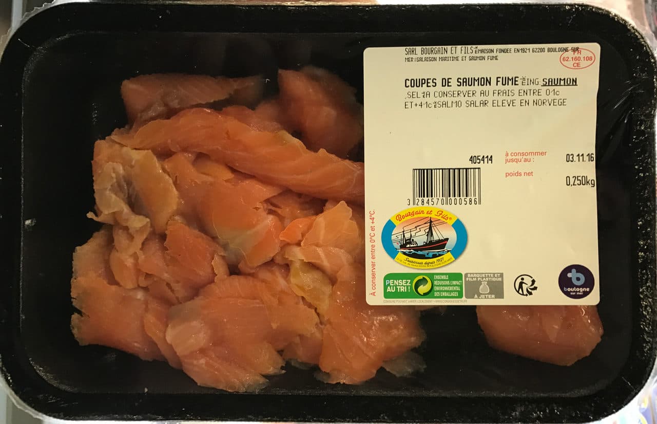 Bourgain et Fils Coupes de saumon fumé packshot