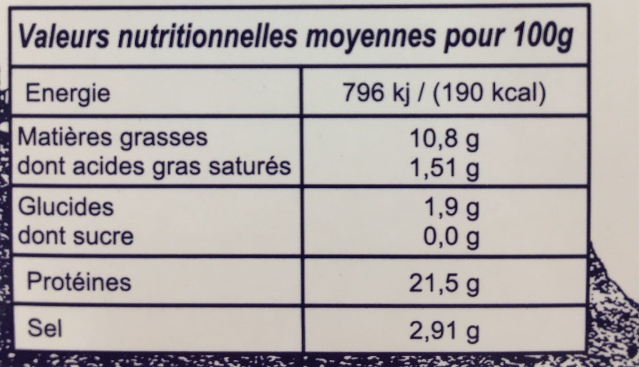 Open Food Facts Saumon de l'atlantique packshot
