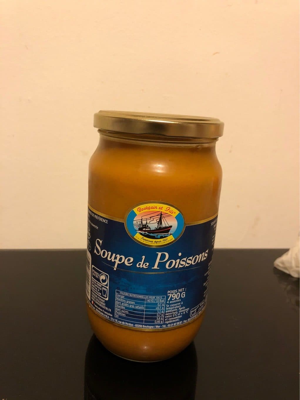 Bourgain Et Fils Soupe de poisson packshot