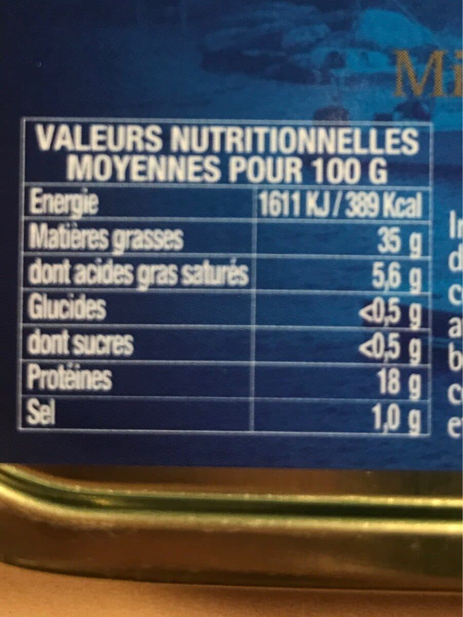 Open Food Facts Sardines a l'huile d'olive vierge Extr packshot