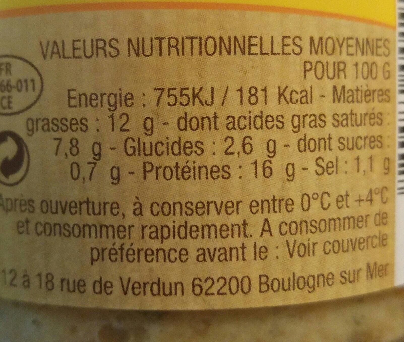 Bourgain Et Fils Rillettes de haddock fumé au whisky packshot