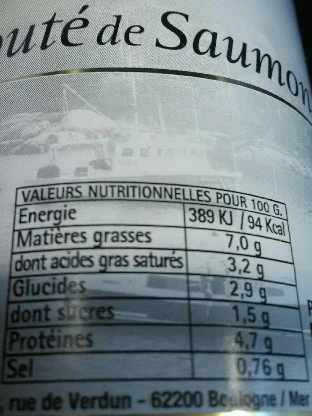Bourgain et Fils Velouté de saumon fumé packshot