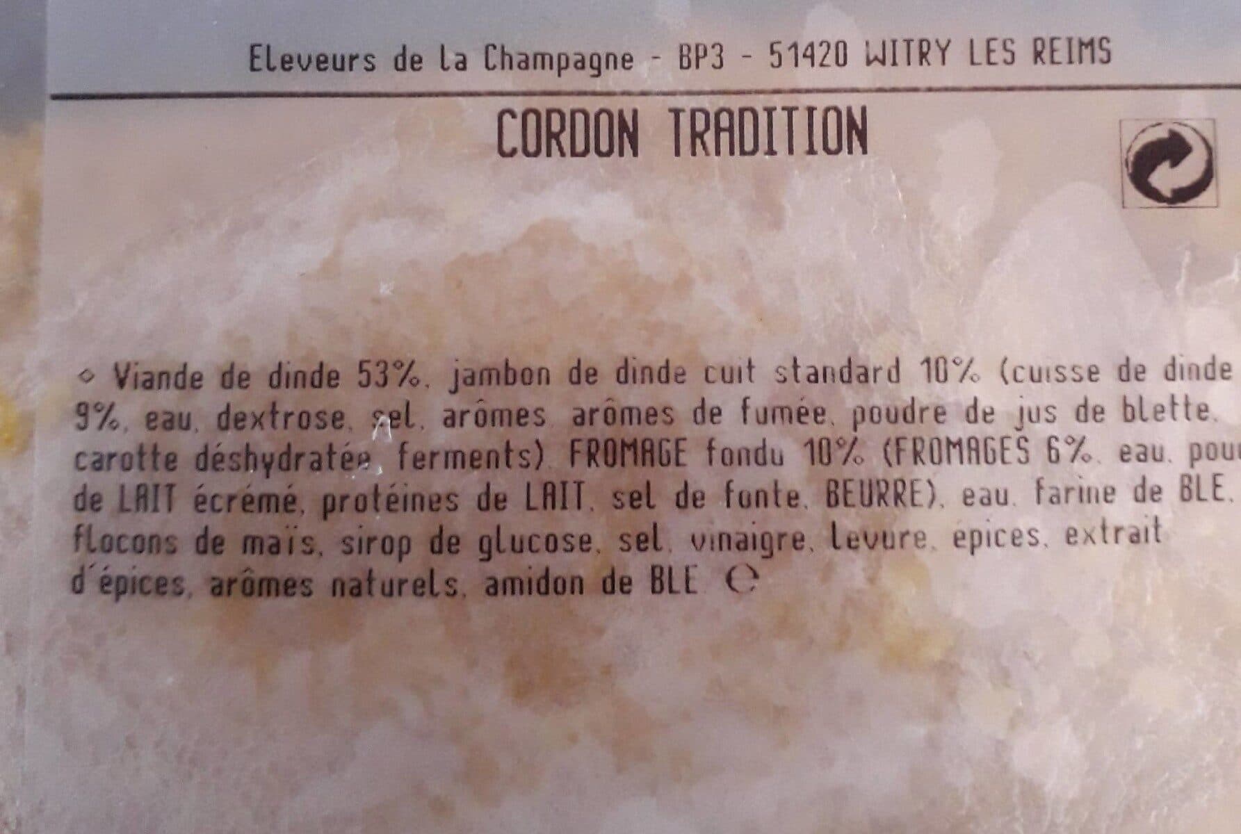 Les volailles de la champagne 2 Cordons bleus de dinde packshot