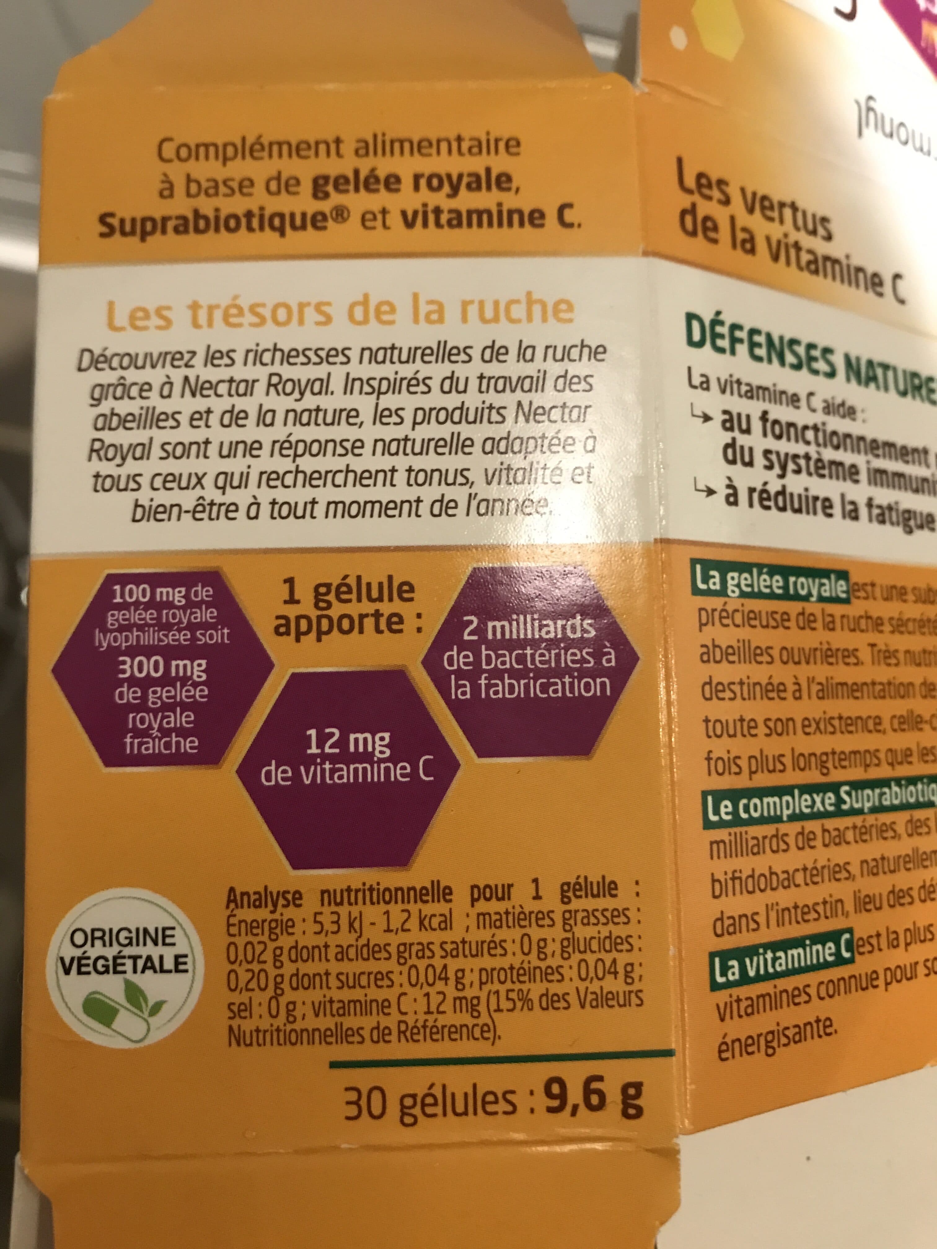 Nectar Royal Gelée royale +suprabiotique packshot
