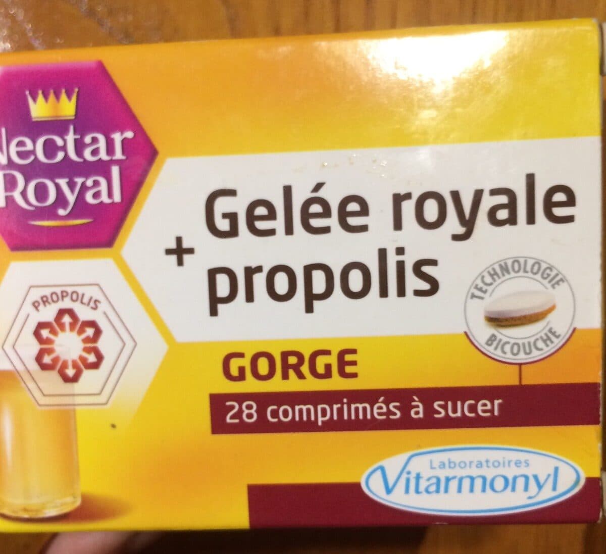 Laboratoires vitarmonyl Gelée royale + propolis packshot