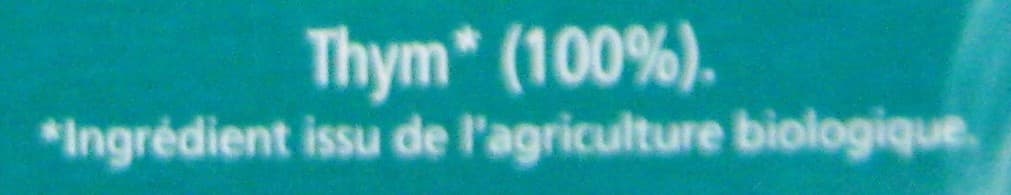 BiOrigin Thym BiOrigine packshot