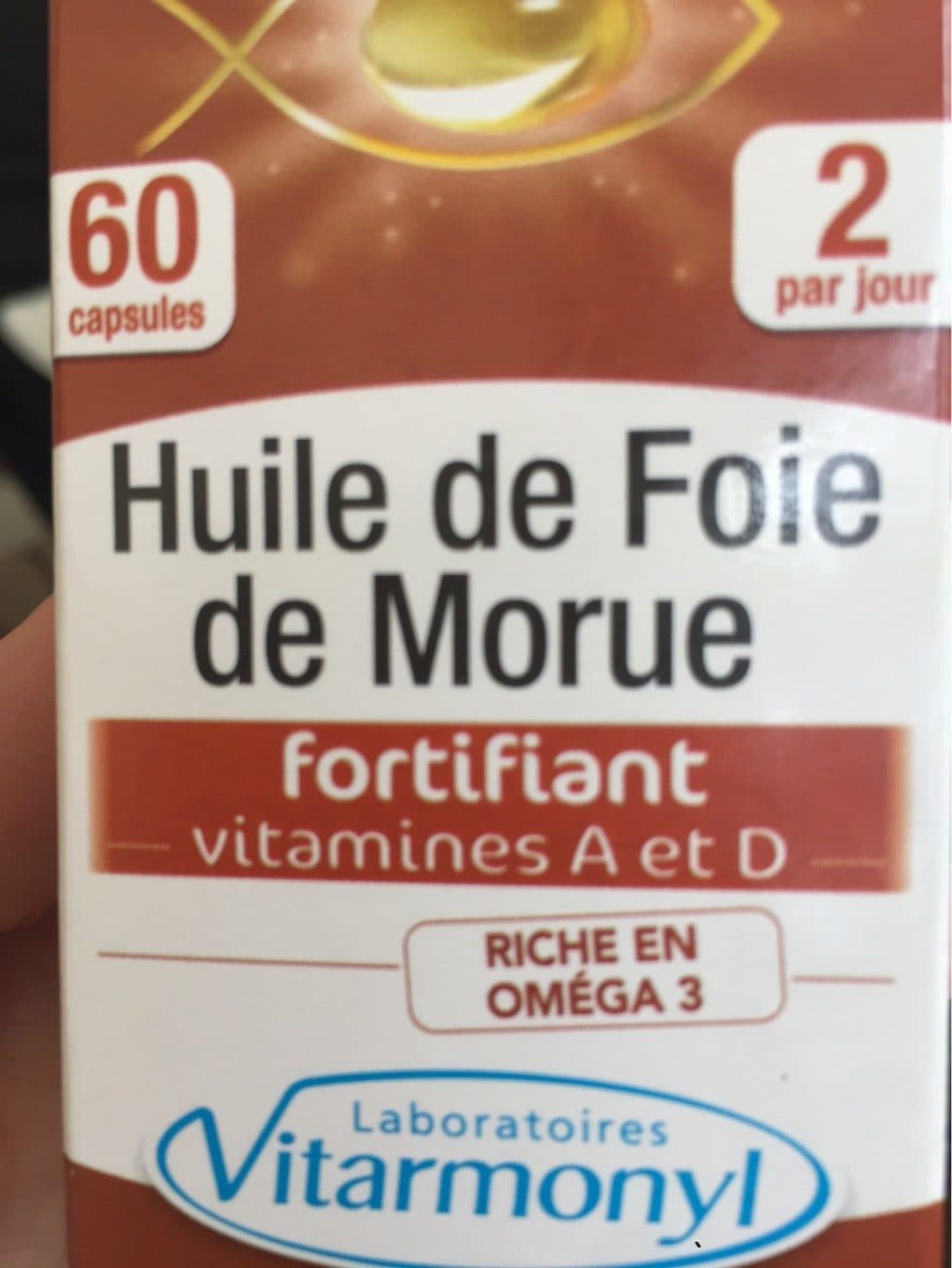Vitarmonyl Huile de foie de morue packshot
