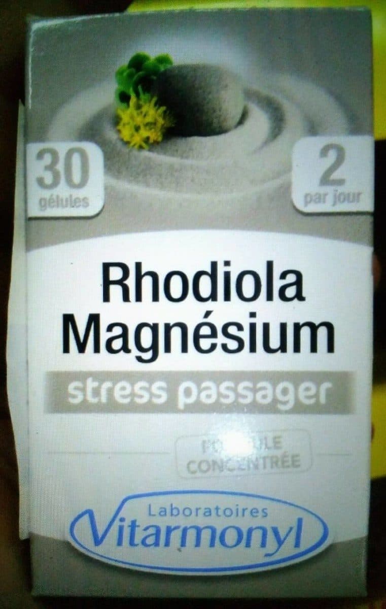 Vitarmonyl 30 Gelules Rhodiola Magnesium Vitarmonyl packshot