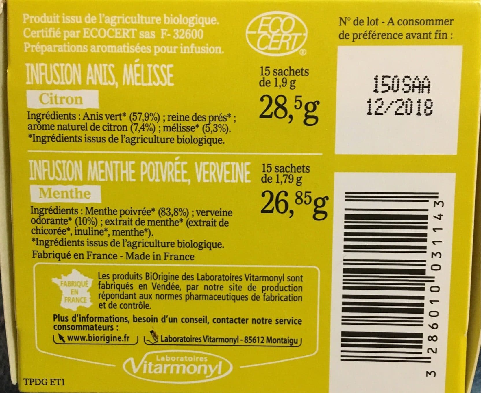 BiOrigine Mon programme digestion packshot