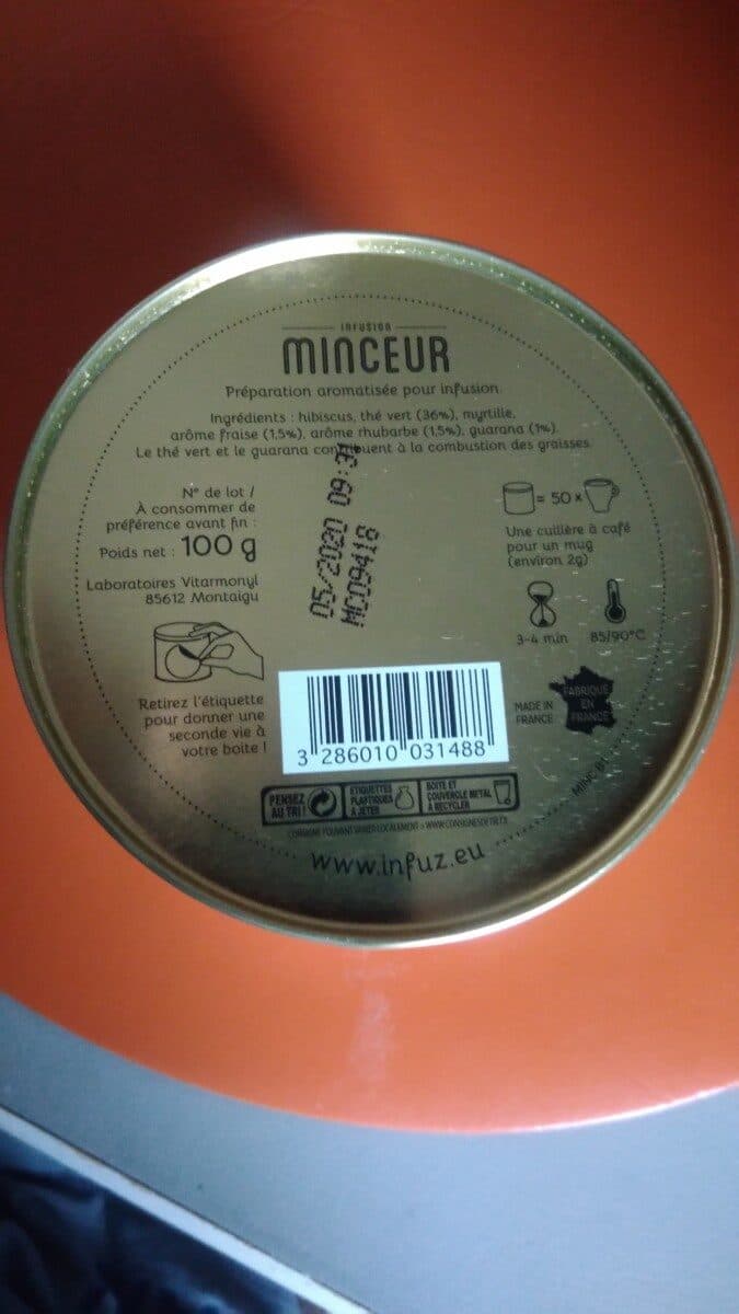 Infuz Infuz MINCEUR packshot