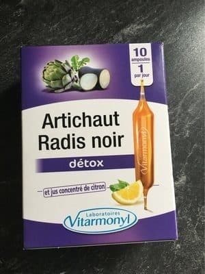 Vitamonyl Artichaut radis noir DETOX packshot