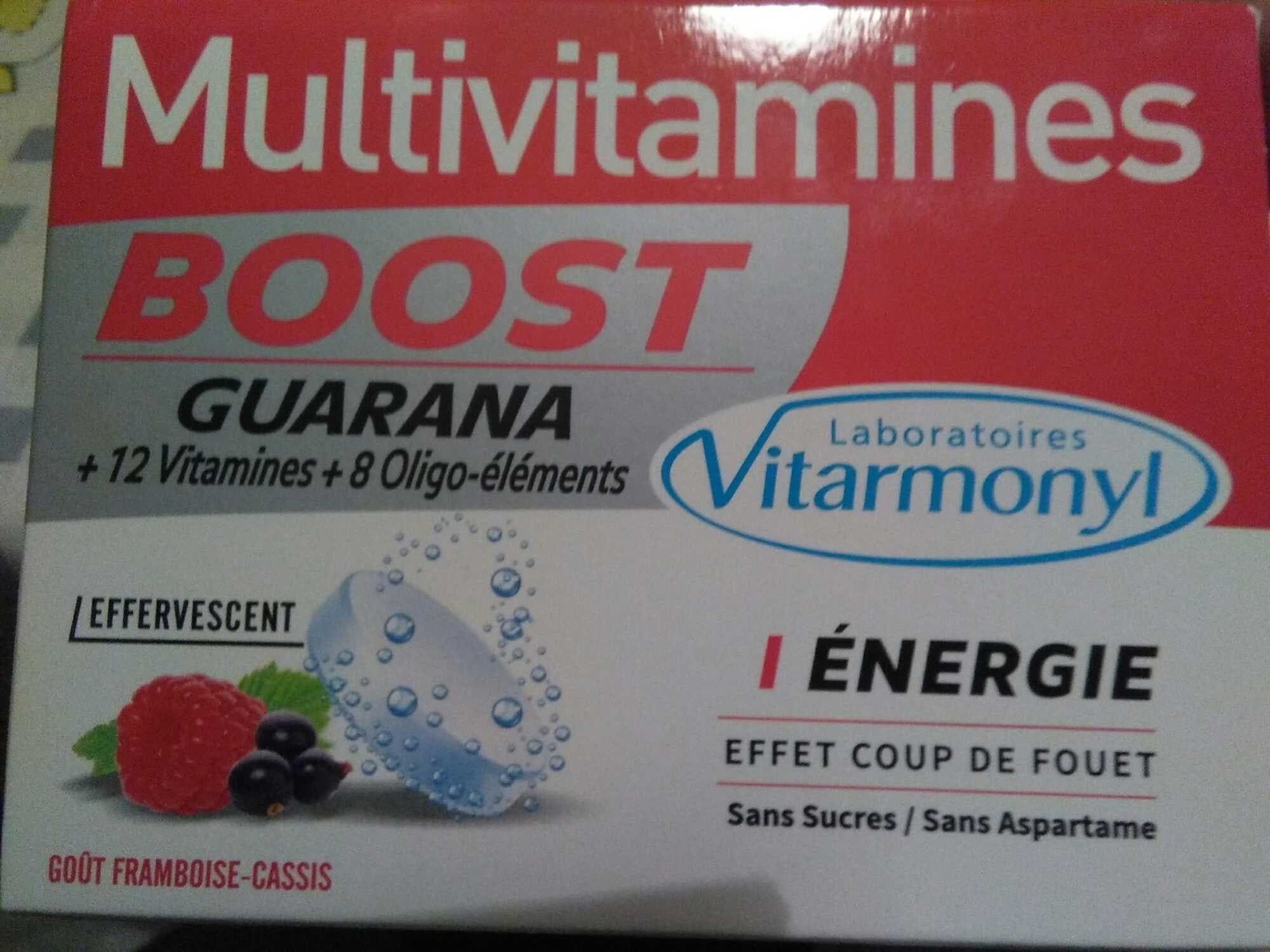 Laboratoires Vitarmonyl Multivitamines BOOST packshot