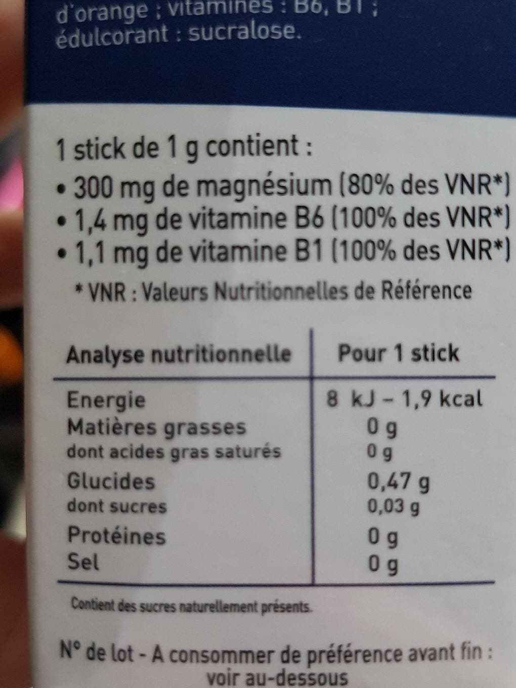 Laboratoire Vitarmonyl Magnésium + vitamine B6 packshot
