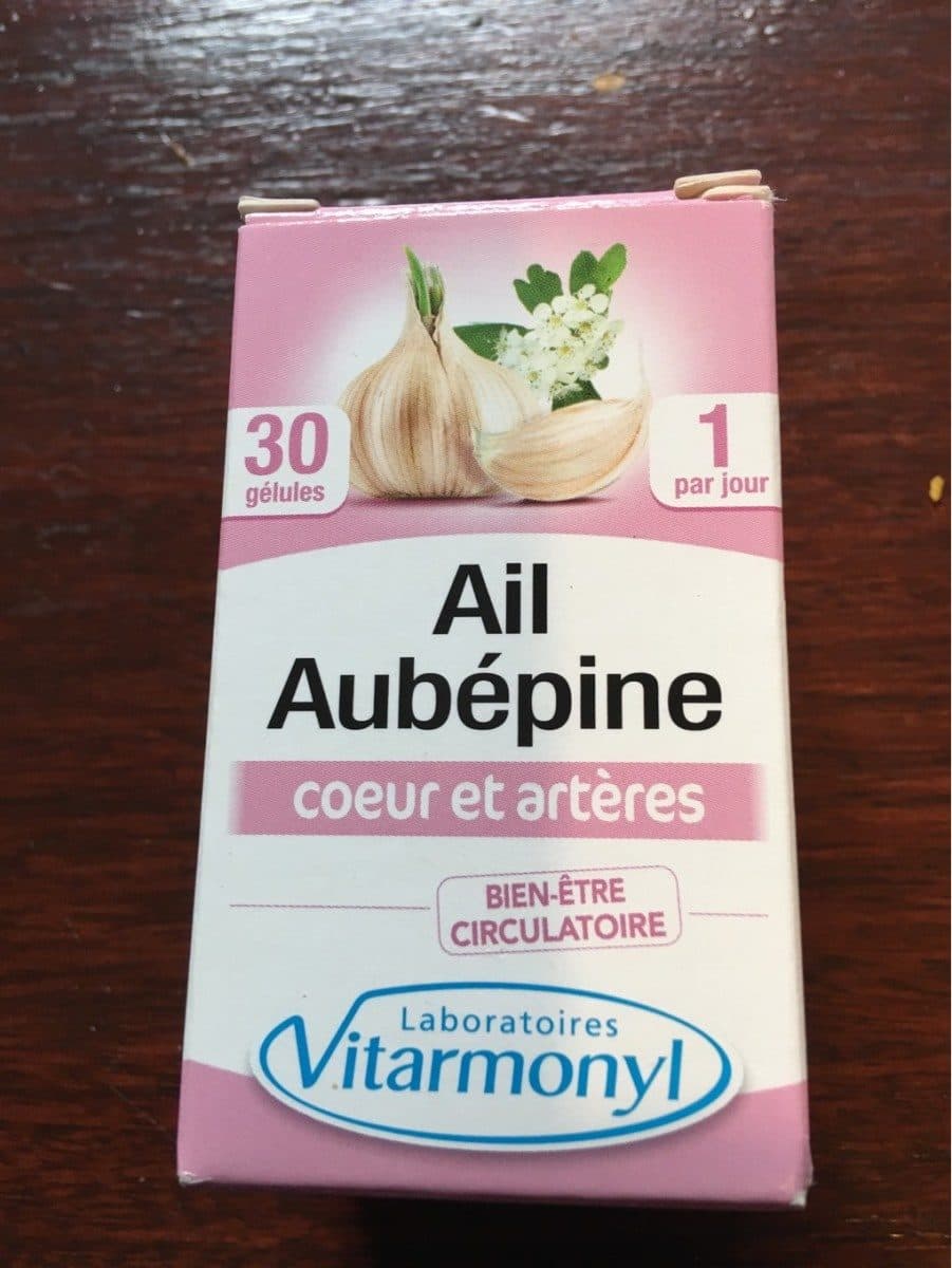 Laboratoires vitarmonyl Ail-aubepine packshot