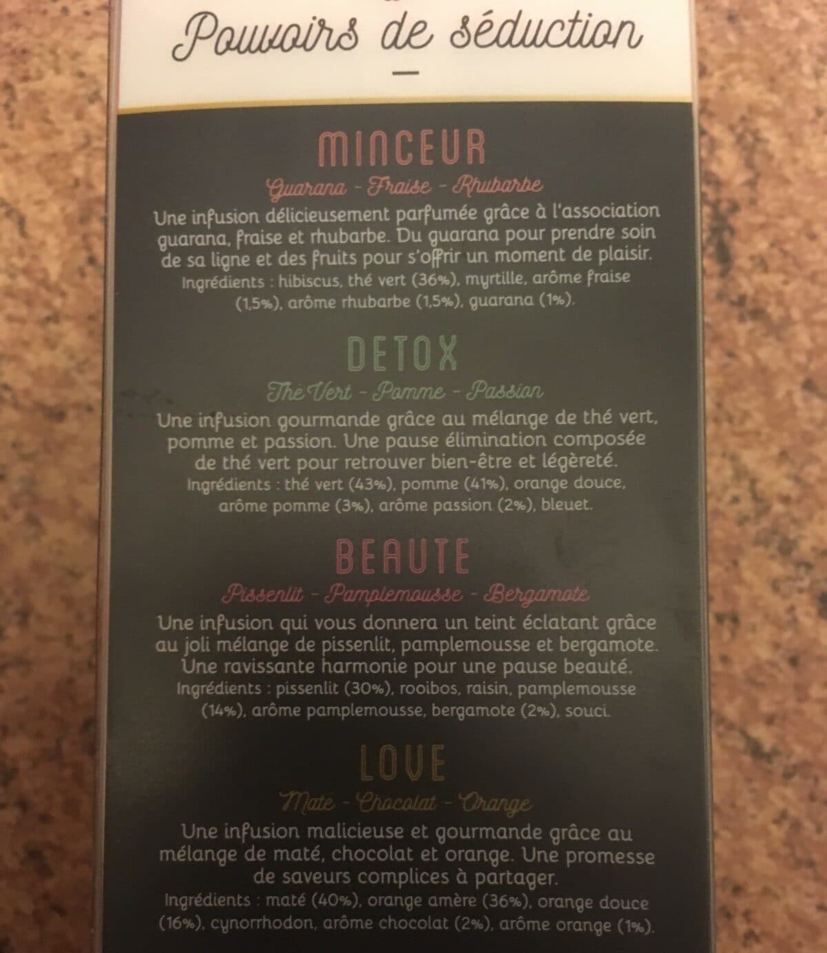 Infuz Thé packshot