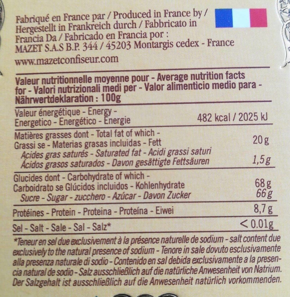 Mazet Véritables pralisnes Mazet de Montargis packshot