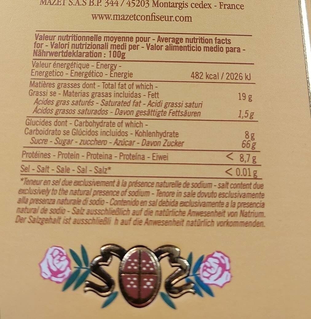 Mazet Praslines Mazet de Montargis packshot