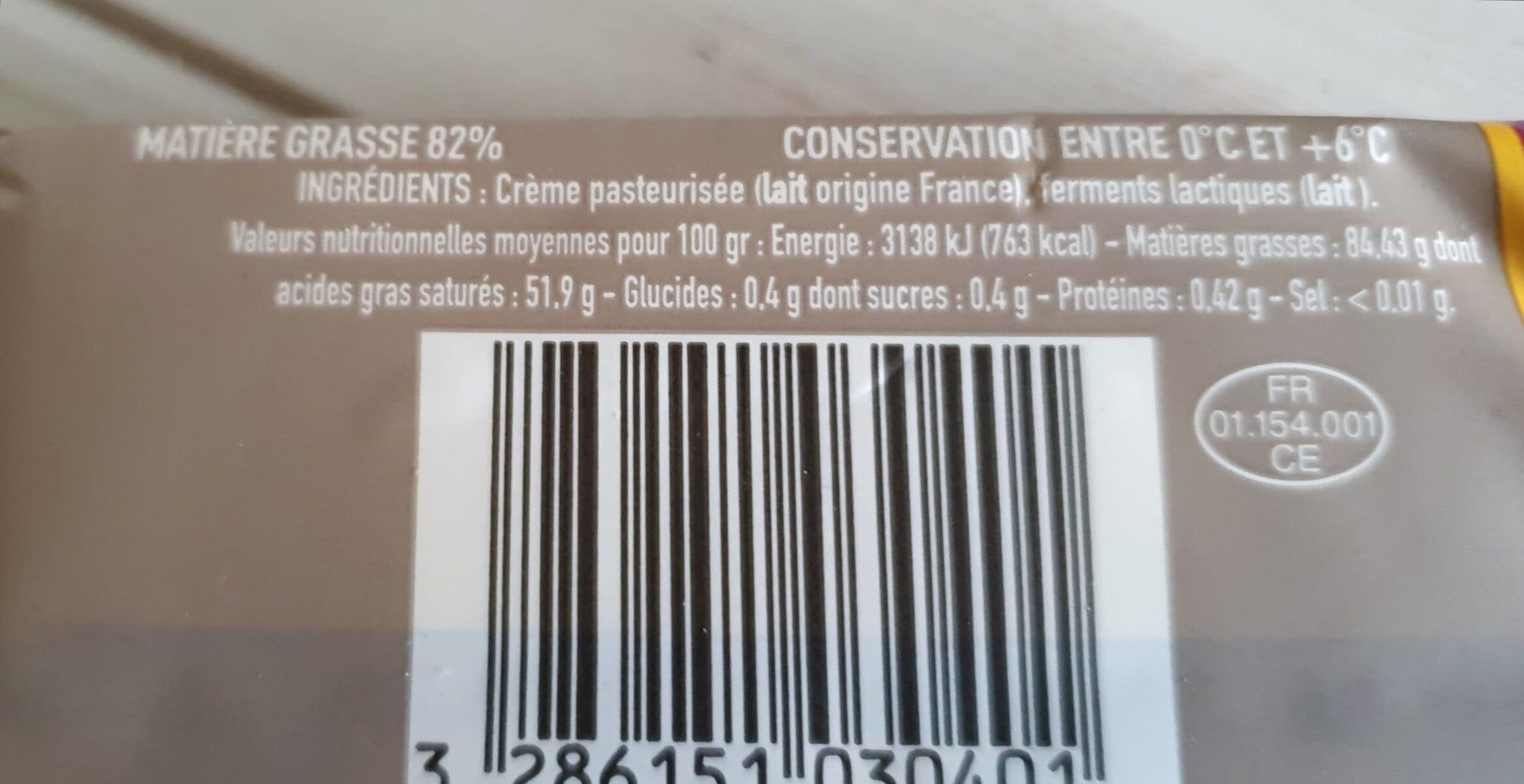 Etrez Beurre packshot
