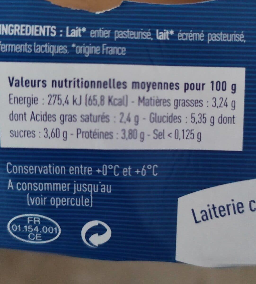Etrez Yaourt Nature Etrez packshot