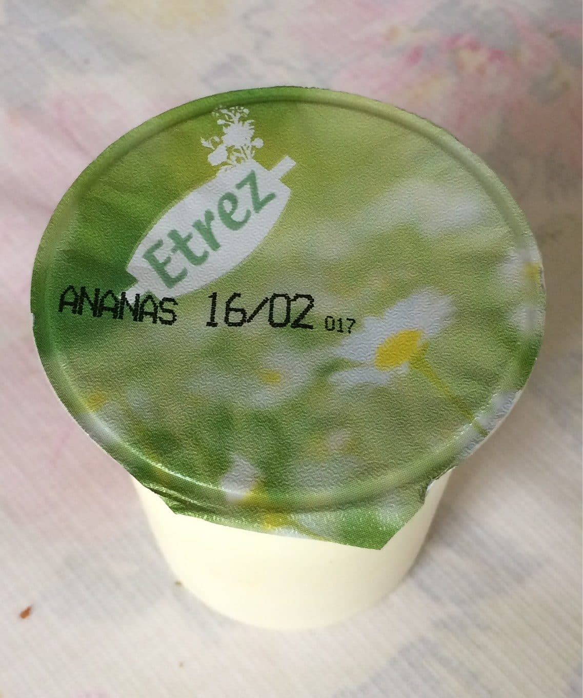 Etrez Yaourt ananas packshot