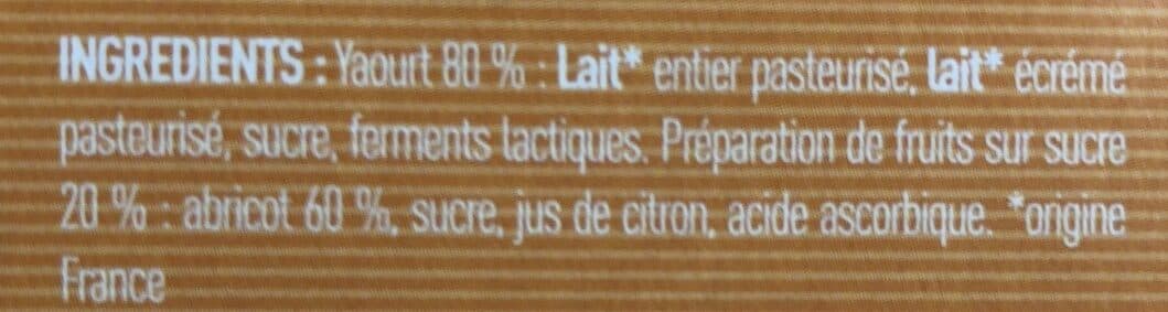 Etrez Yaourt Abricot packshot