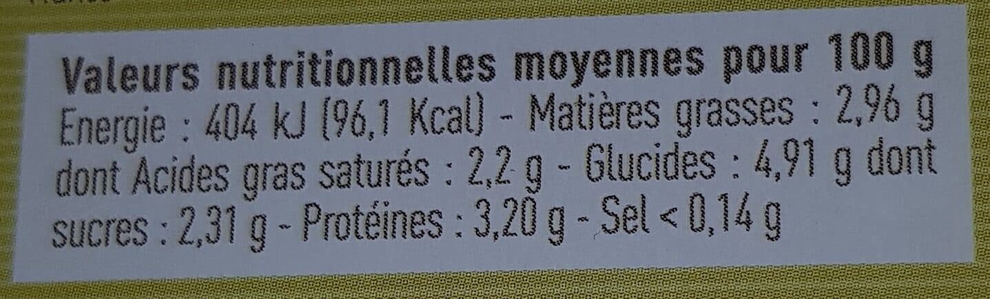 Etrez Yaourt avec des fruits - poire packshot