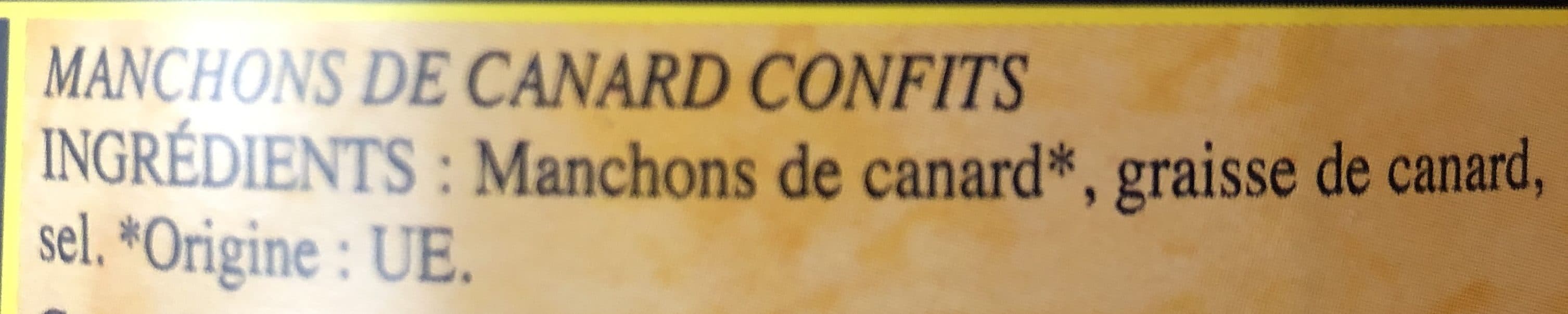 La Maison Du Confit Manchons de canard confits packshot