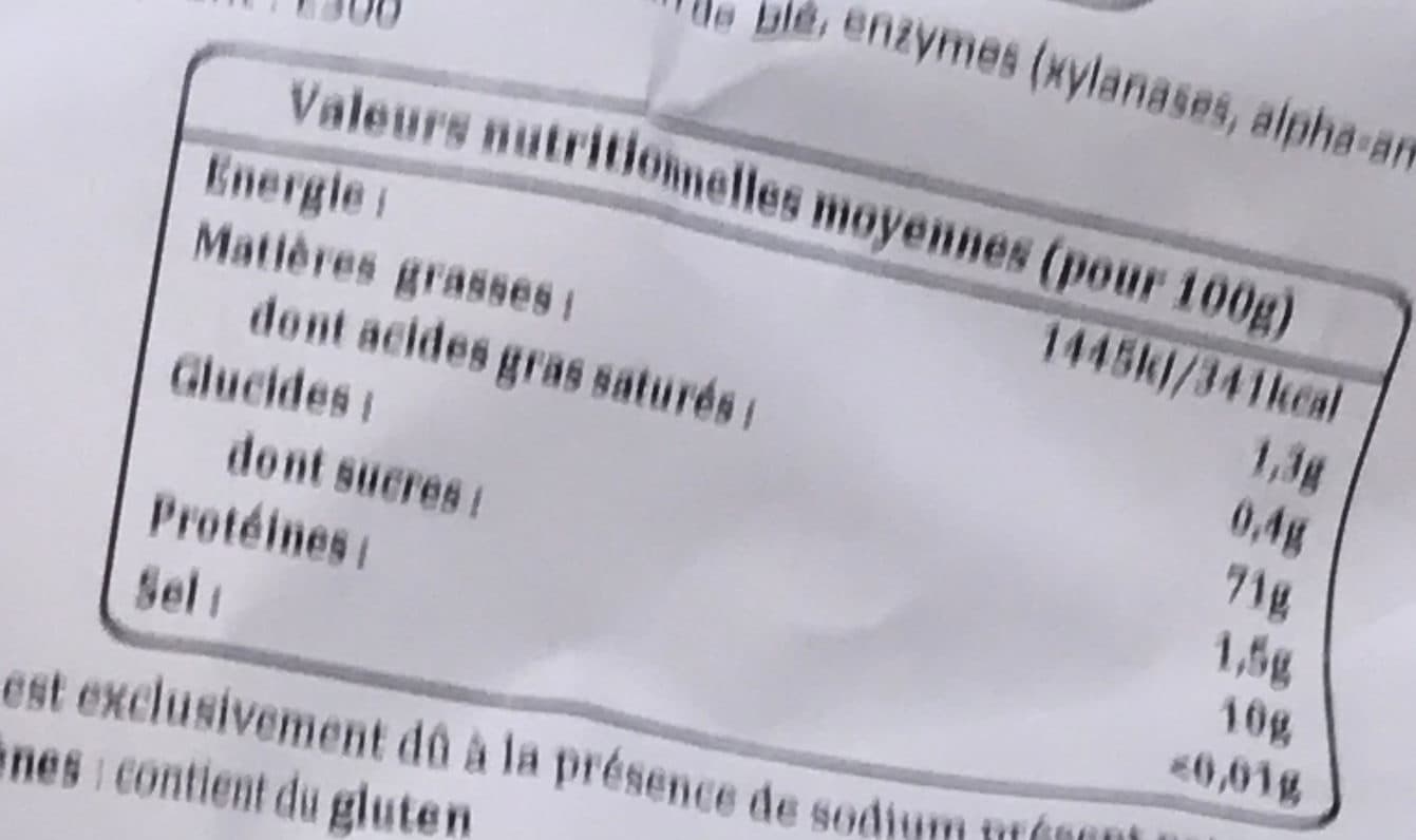 Moulins Waast Farine de blé type 65 Froment packshot