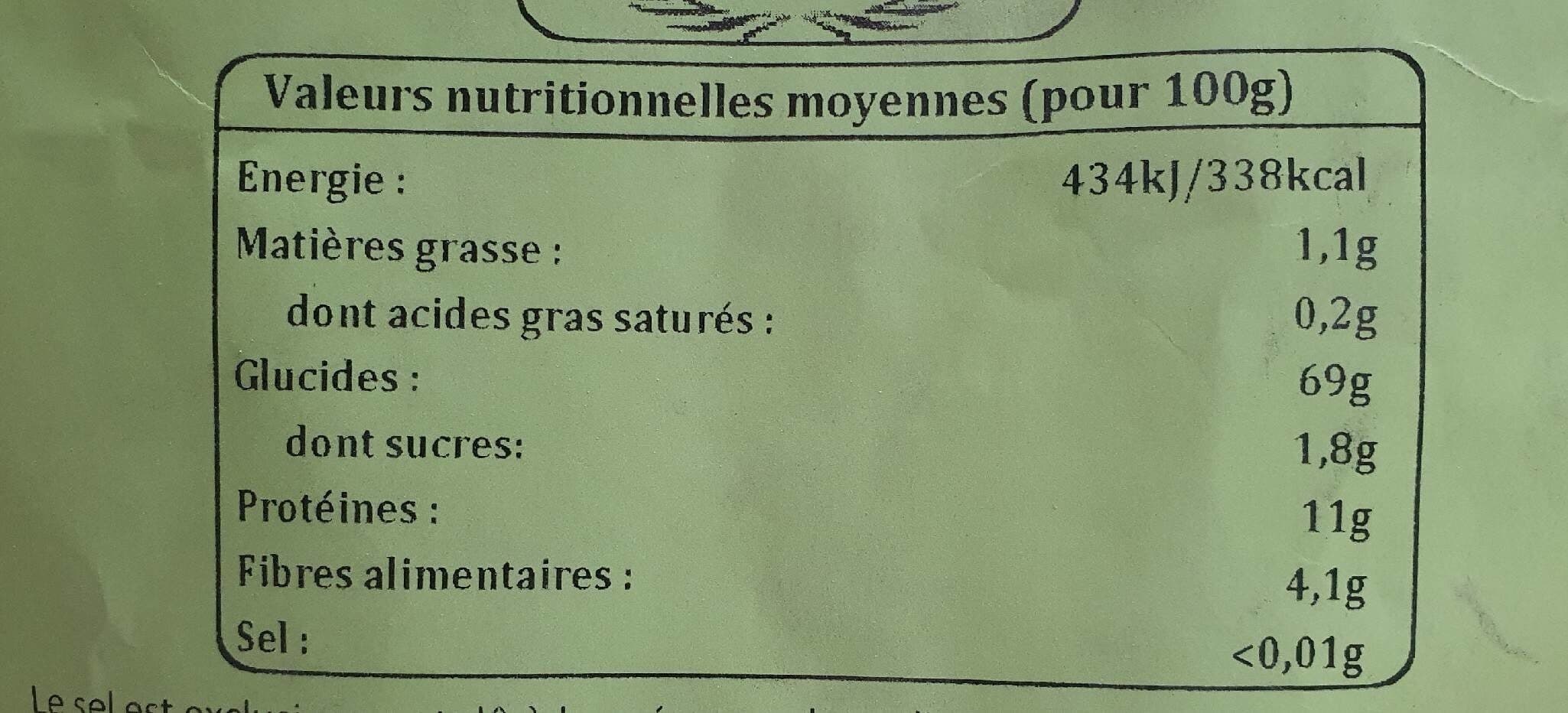 Moulins Waast Farine de Blé NP 70 biologique type 65 packshot