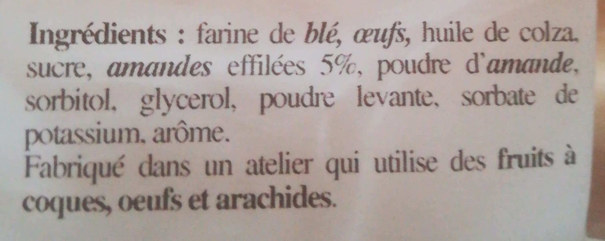 Open Food Facts La Maryleine aux amandes packshot