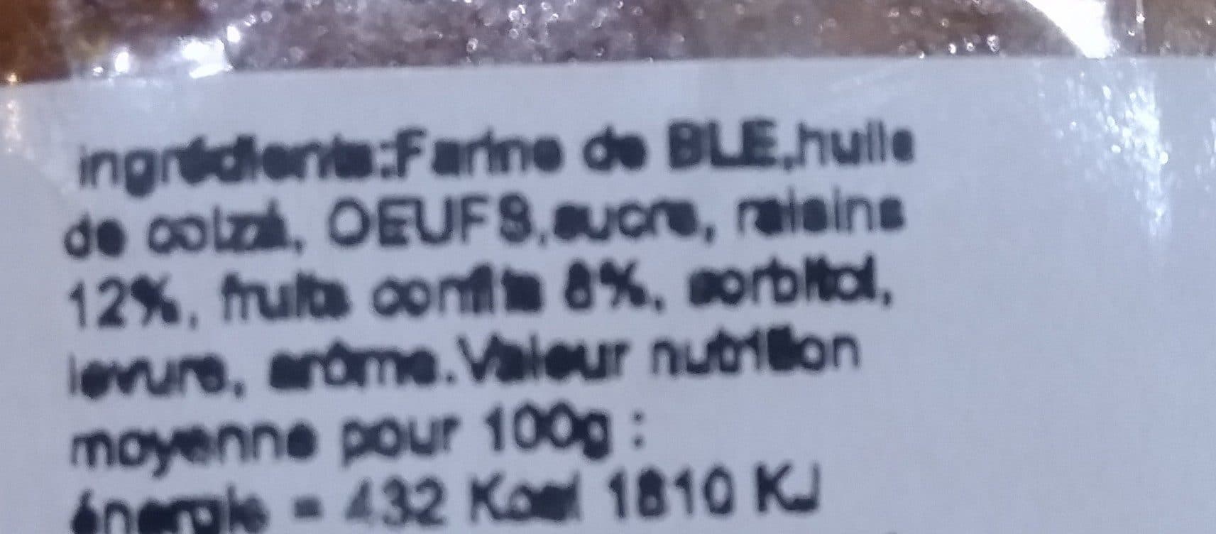 Open Food Facts Savoureux aux fruits packshot