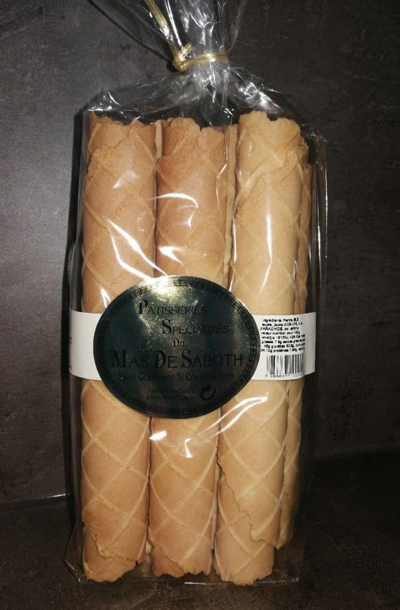 Biscuiterie du Mas de Saboth La gaufre roulée packshot