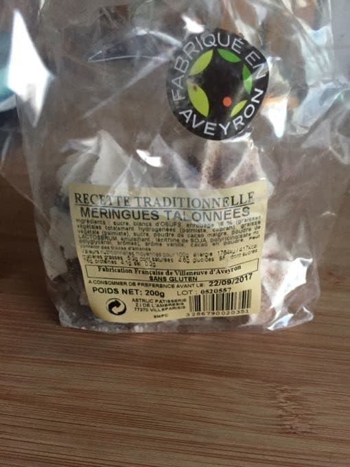 Astruc Pâtisserie Meringues talonnées au cacao, 200g packshot