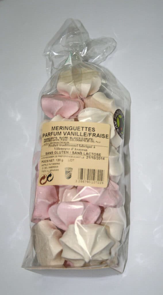 Astruc Meringuettes parfum vanille/fraise packshot