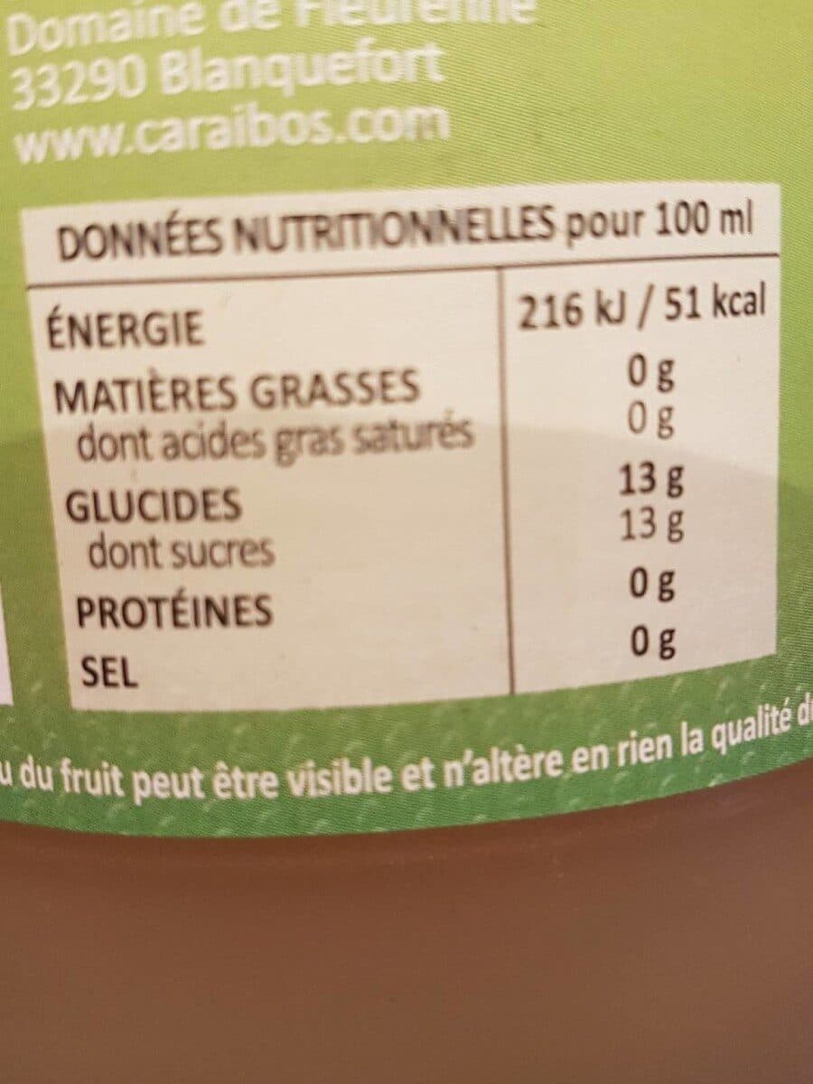 Caraibos Bocal 1L Nectar Citron Vert Caraibos packshot