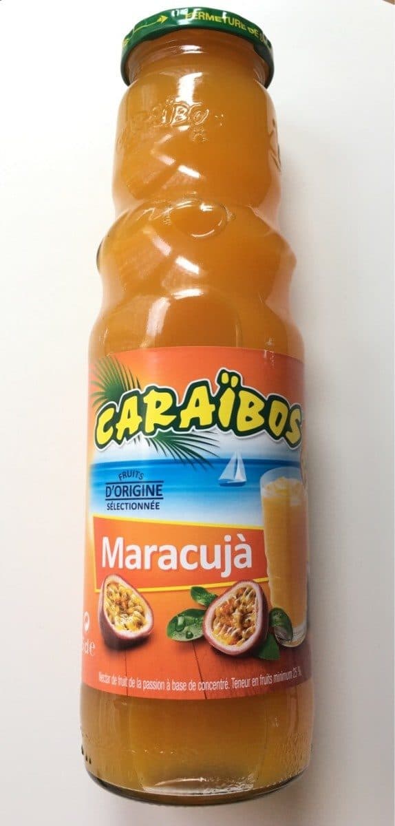Caraïbos Maracujà - Nectar de fruit de la passion à base de concentré packshot