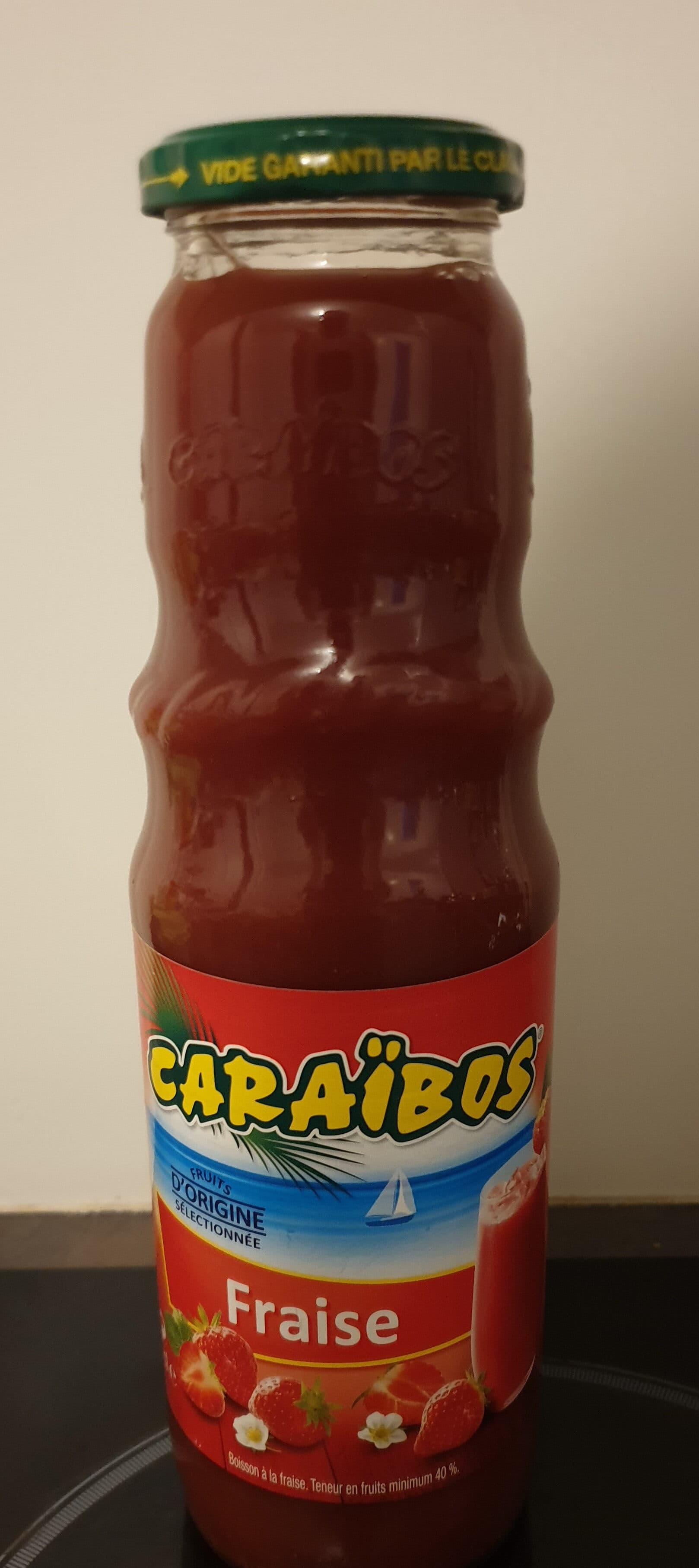Caraibos Caraibos fruits jus de fraise packshot