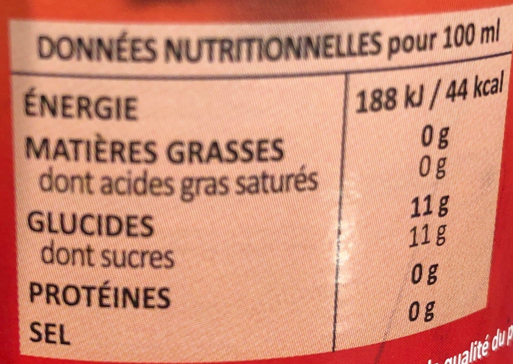 Caraibos Caraibos fruits jus de fraise packshot