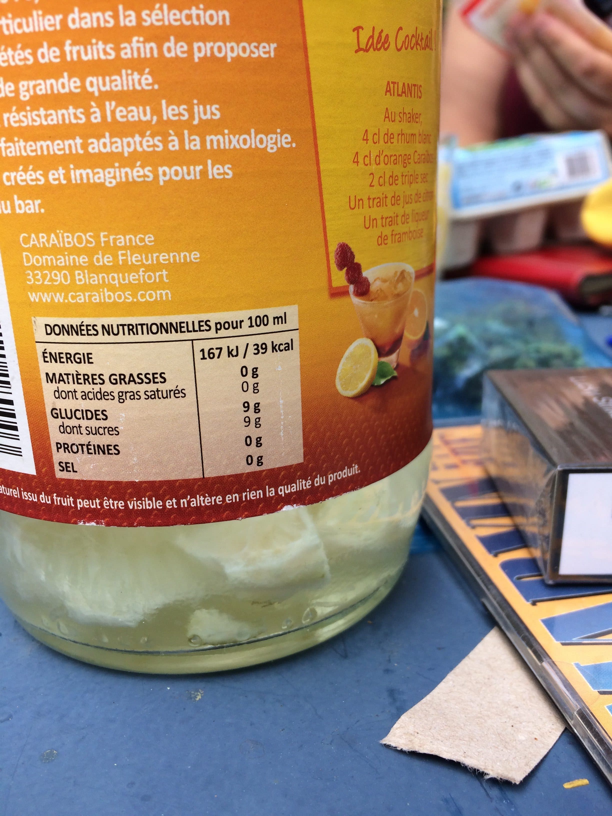 Caraibos Jus d'orange packshot