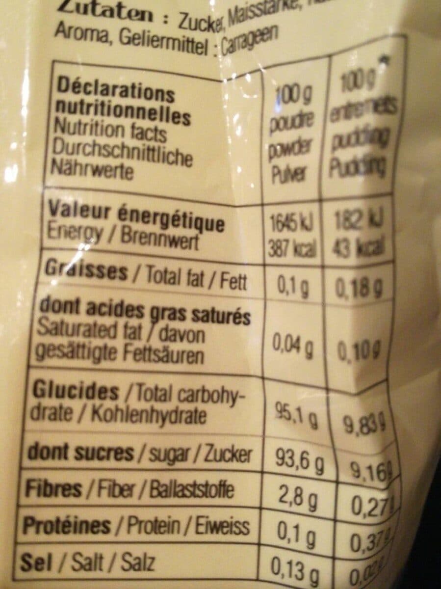Open Food Facts Flan abbay de la coudre packshot