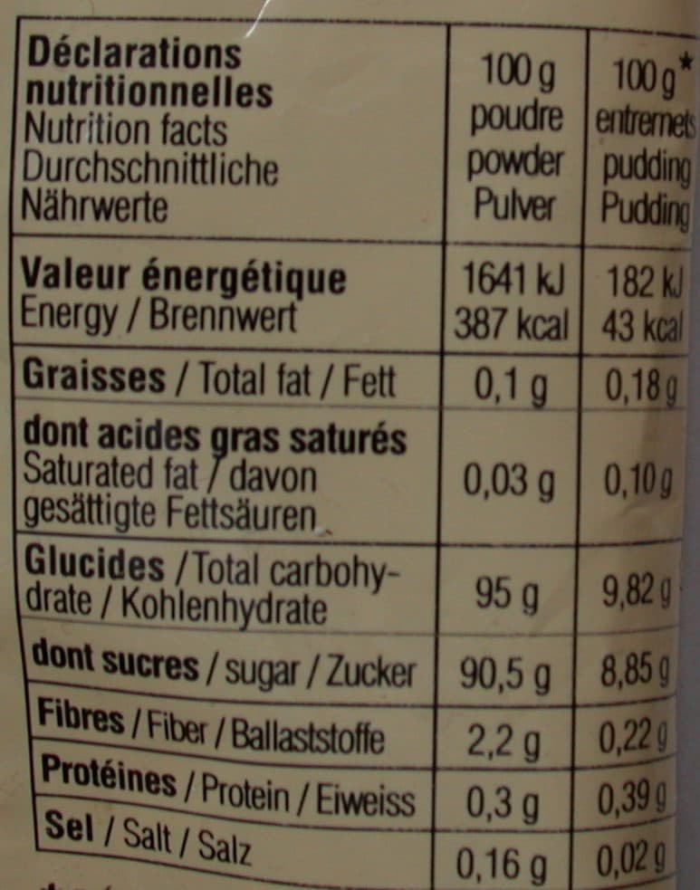 Abbaye de la Coudre Flan préparation pour entremets au café packshot