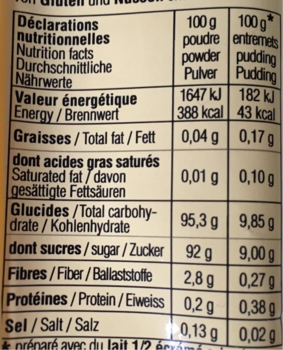 Abbaye De La Coudre Préparation pour flan à la vanille packshot