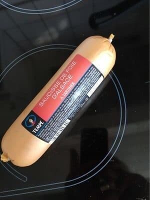 Tempé Tempe, Saucisse de foie d'Alsace a tartiner, la packshot