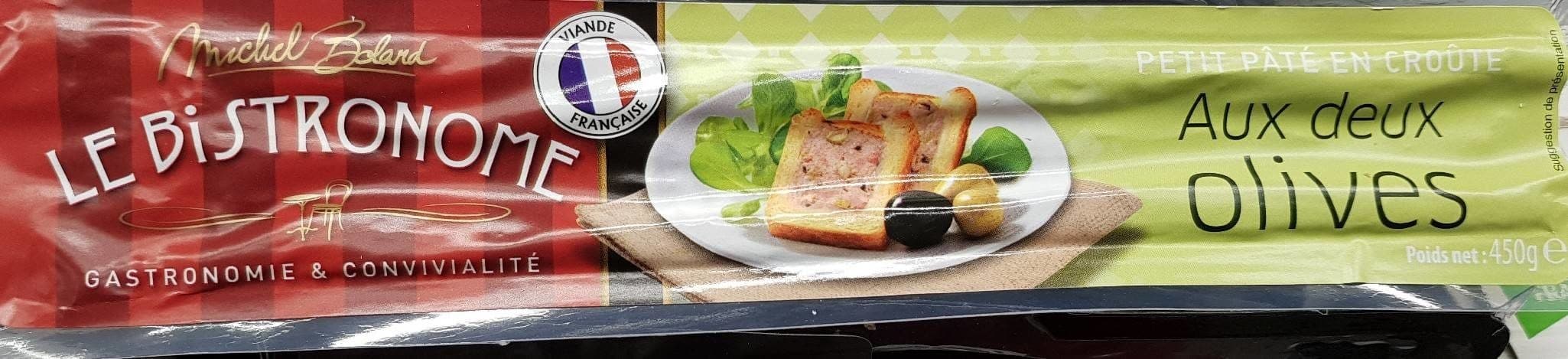 Michel Bolard Pâté en croûte aux deux olives packshot