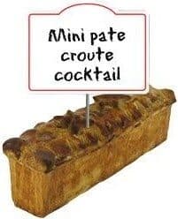 Bolard Tout frais , tout prêt !, Mini pâté en croute cocktail Bressan, le paquet de 500 g packshot