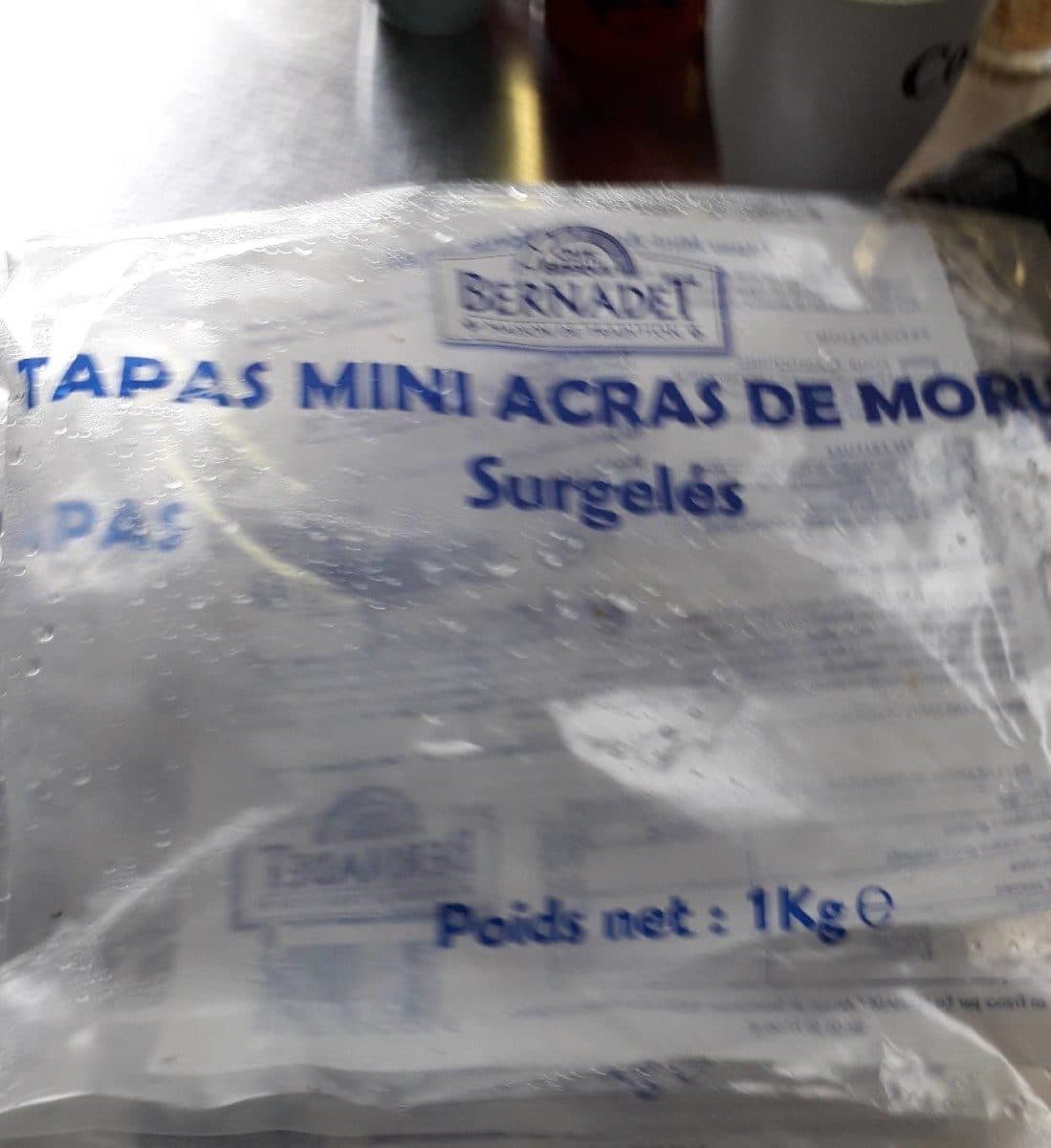 Bernadet Tapas auras de morue packshot