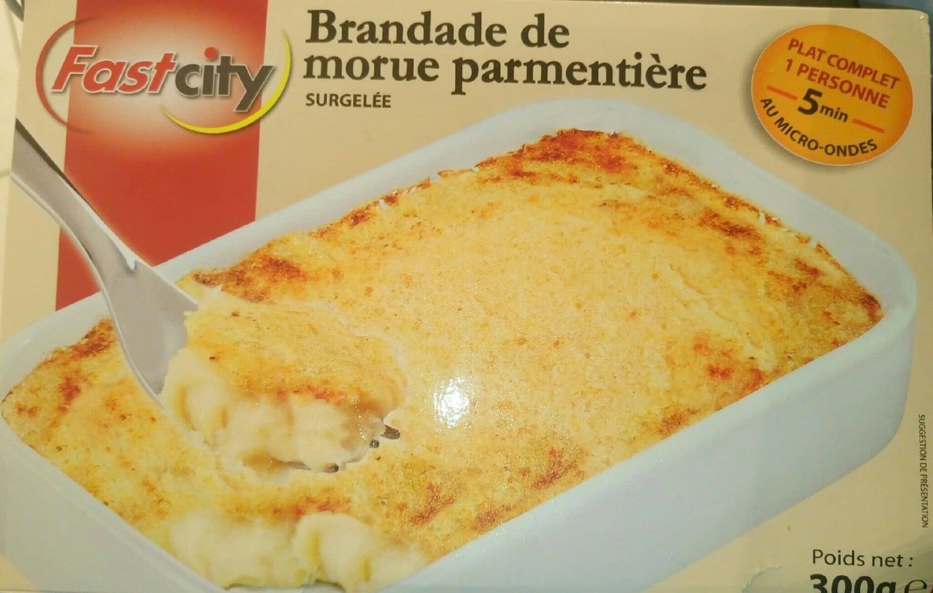 Fastcity Brandade de morue parmentiere packshot